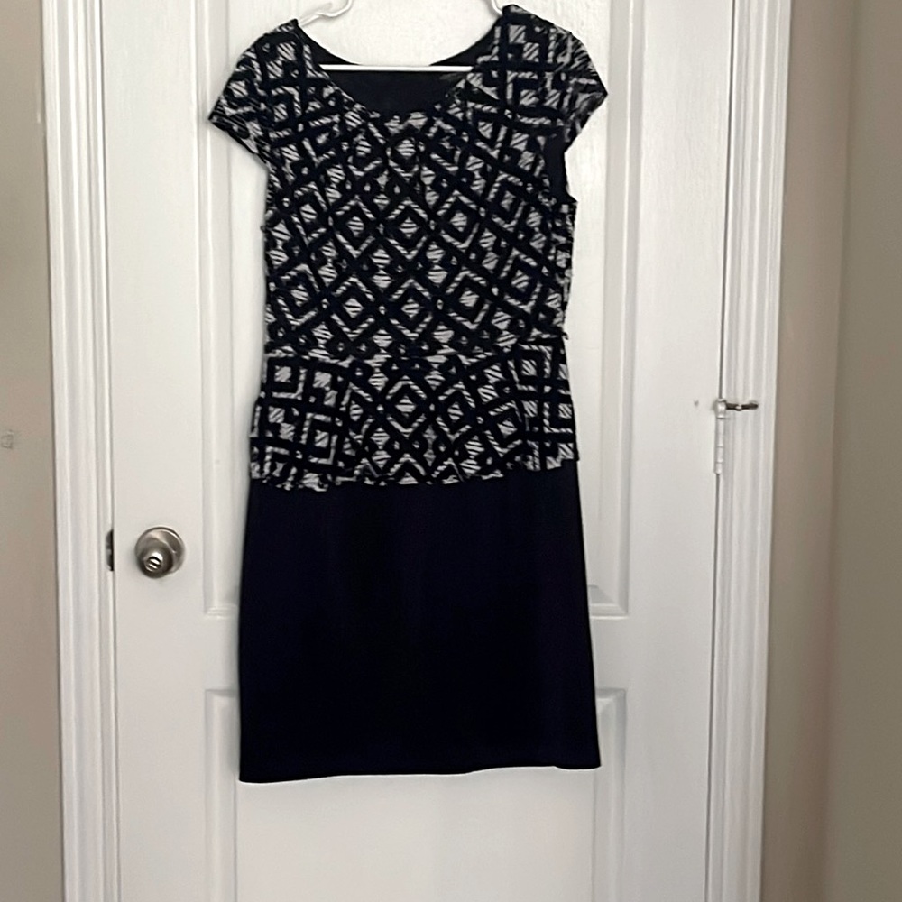 Connected apparel blue dress